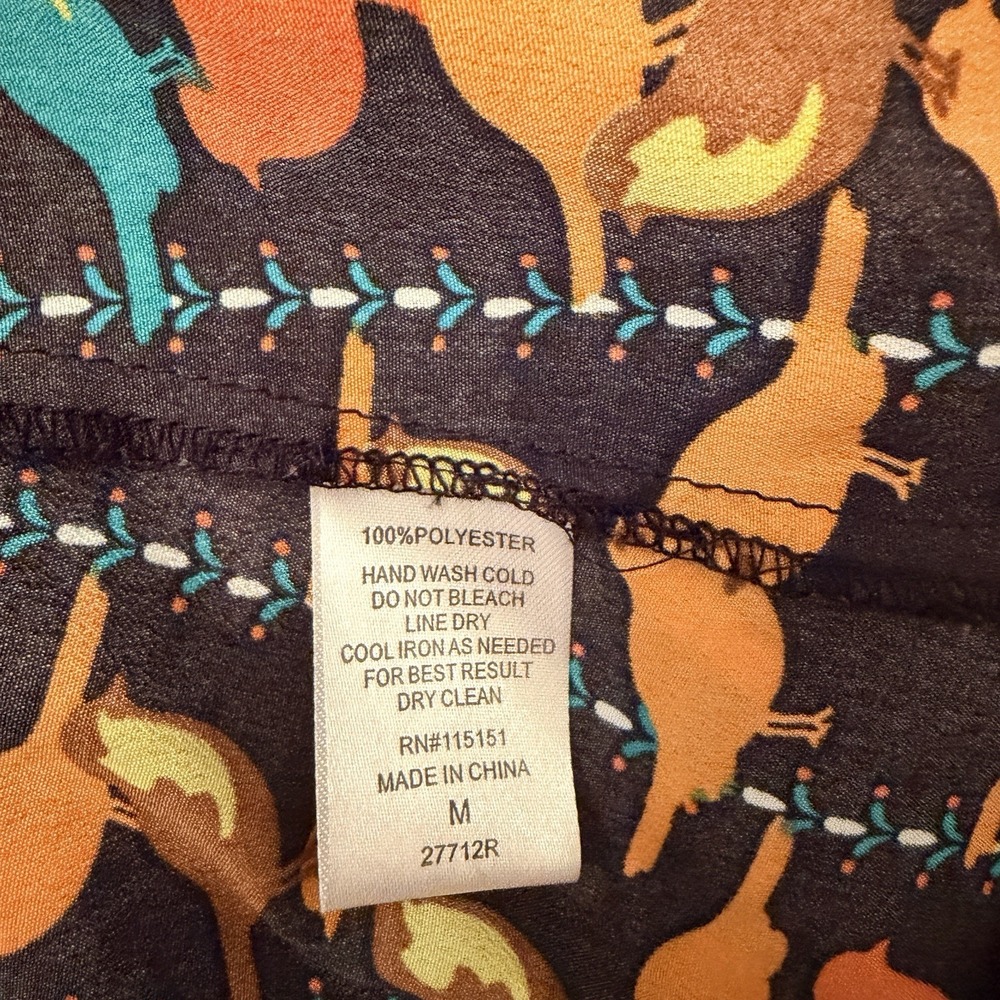 Romeo and Juliet bird dress fall colors high low mini Size Medium - Picture 9 of 9